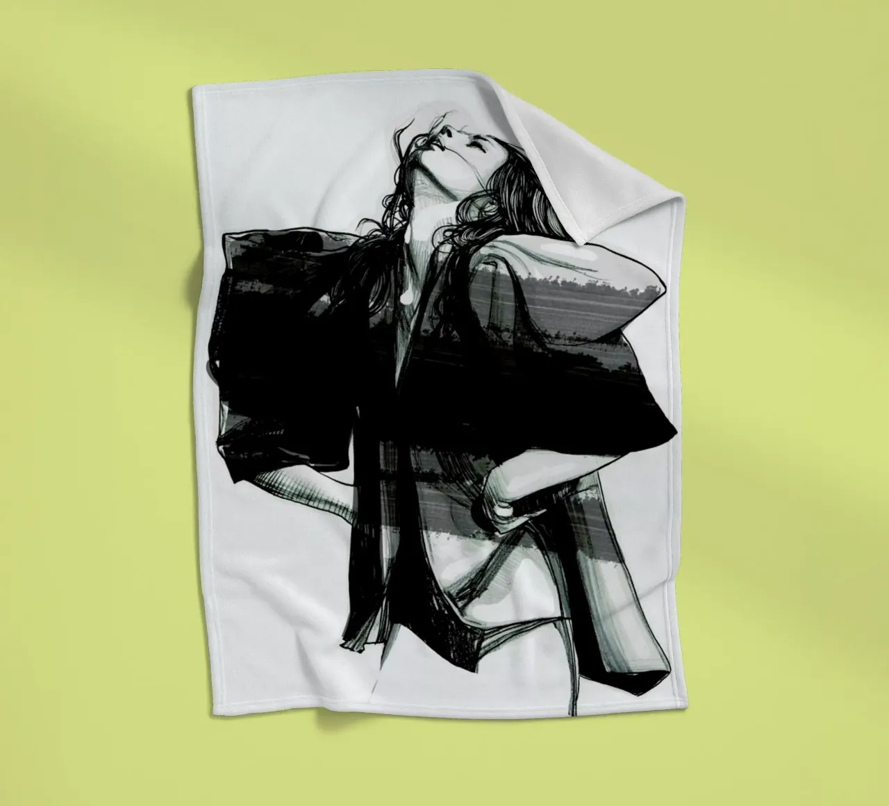 Rain fleecedeken van Agnes KR Patience