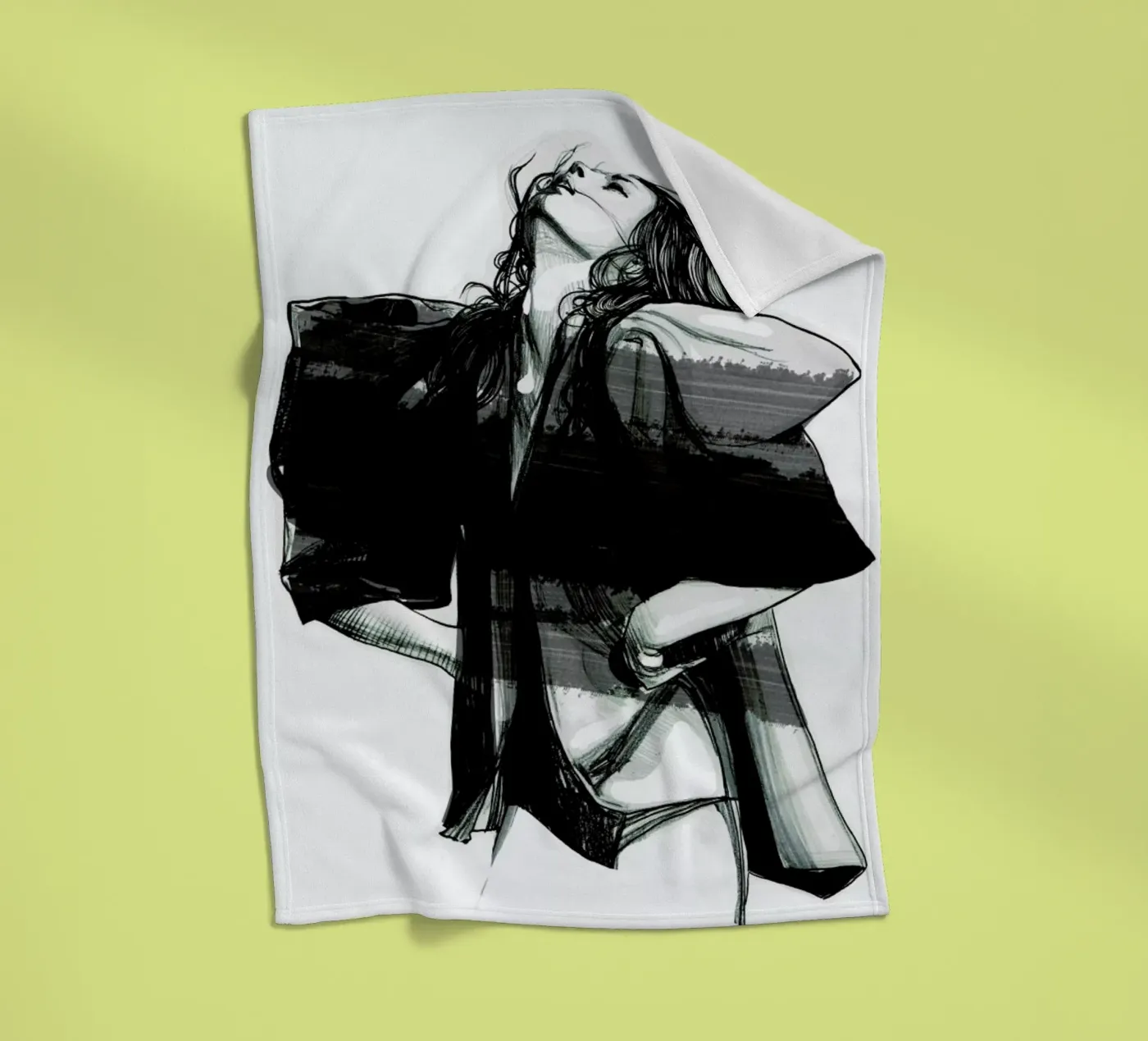 Rain fleecedeken van Agnes KR Patience