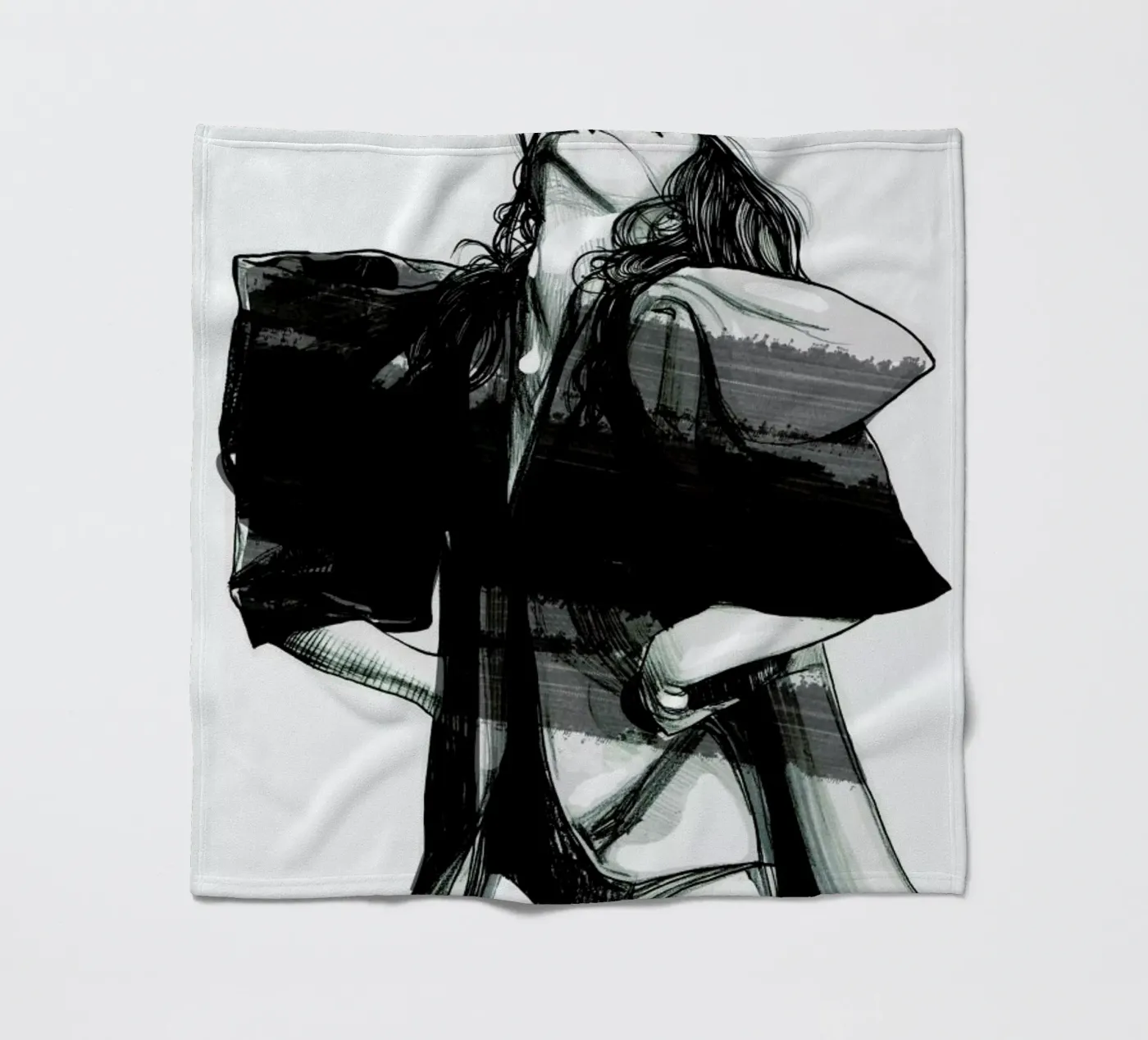 Rain Fleecedecke von Agnes KR Patience