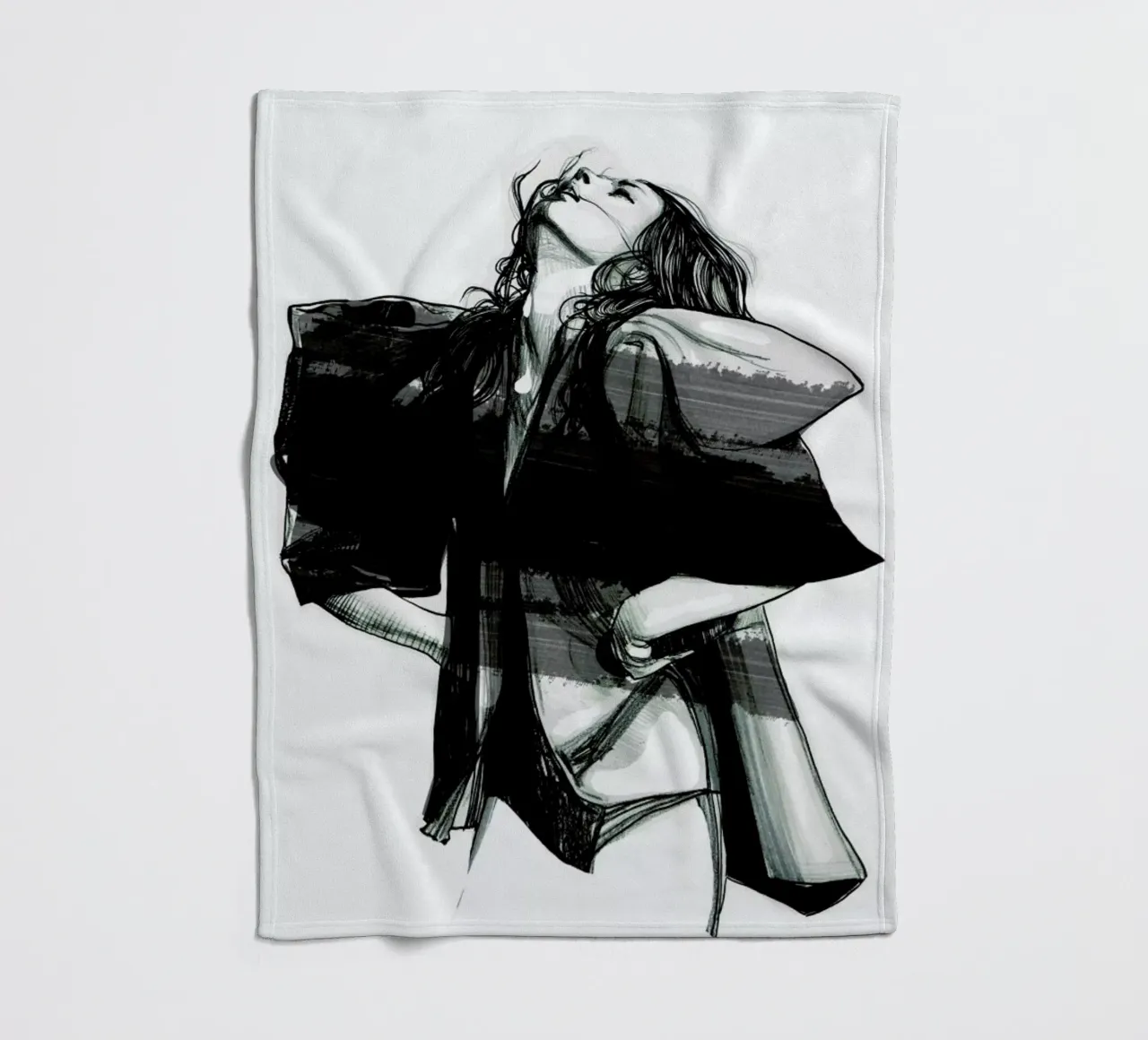 Rain fleecedeken van Agnes KR Patience