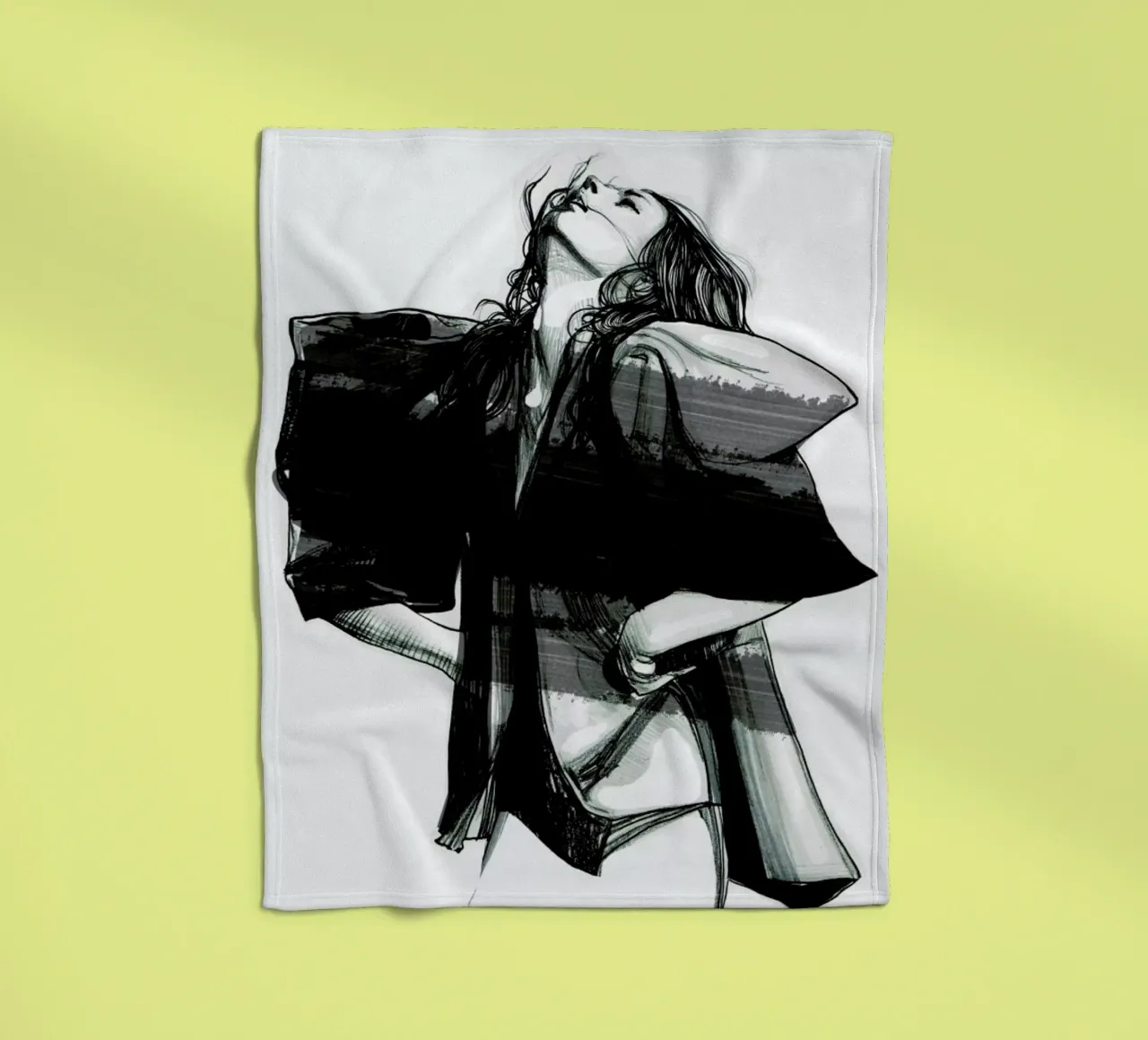 Rain fleecedeken van Agnes KR Patience