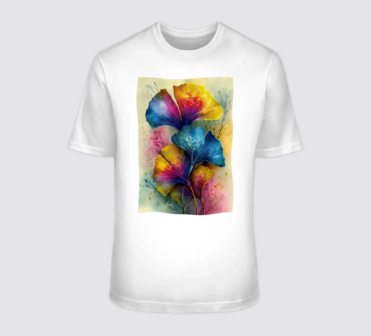 Ginkgo Biloba leaves t-shirt by Justyna Jaszke JBJart