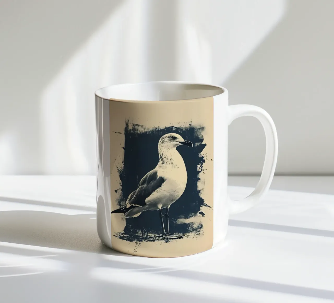 Möwe Vintage Kunst tazza in ceramica da WILD ART