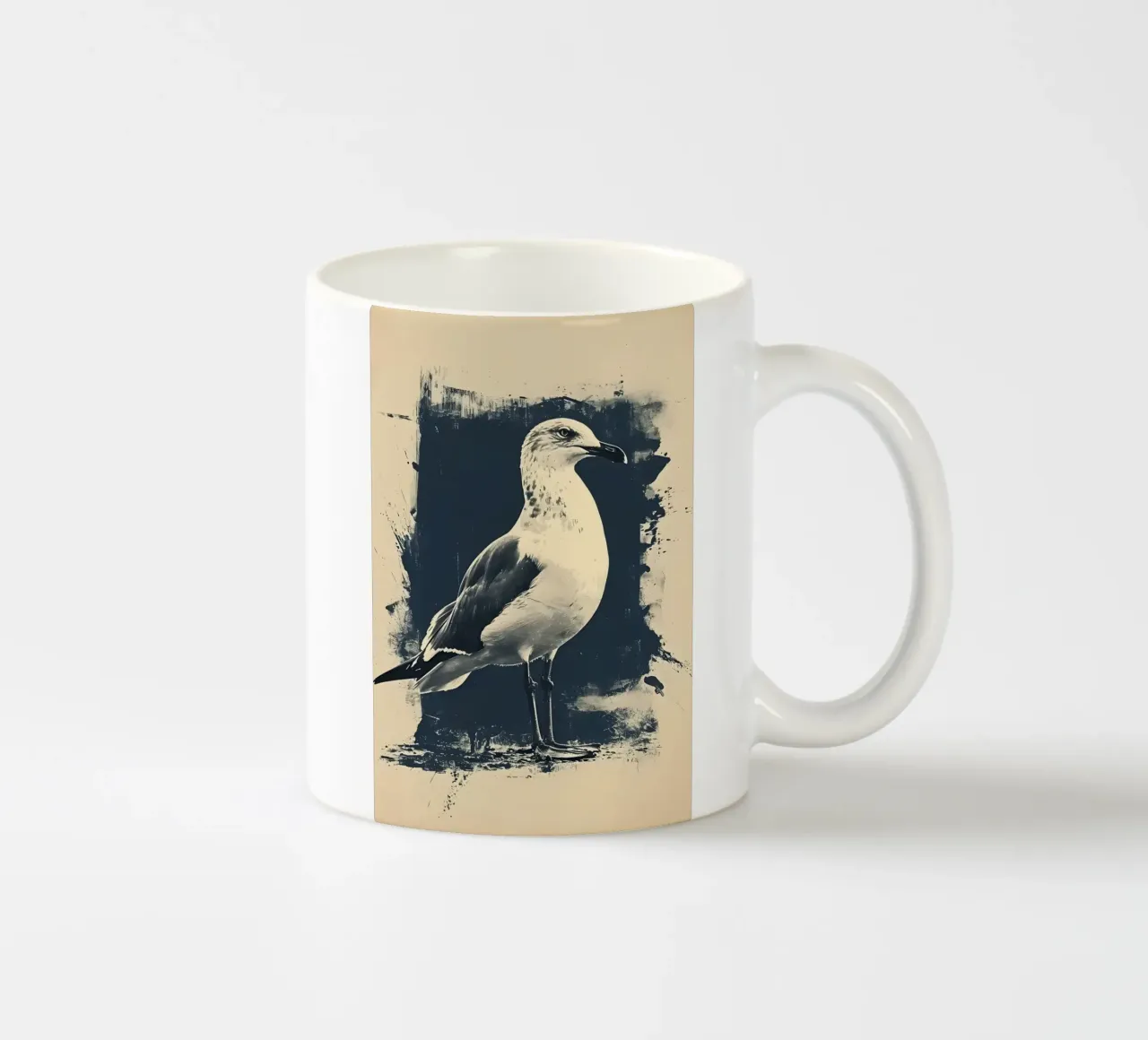 Möwe Vintage Kunst tazza in ceramica da WILD ART