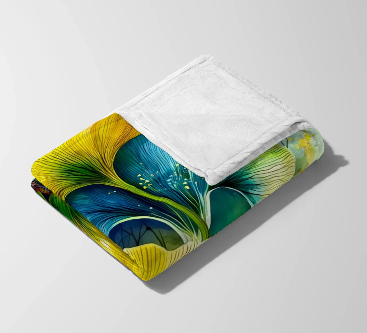 Ginkgo Biloba foglie coperta in pile da Justyna Jaszke JBJart