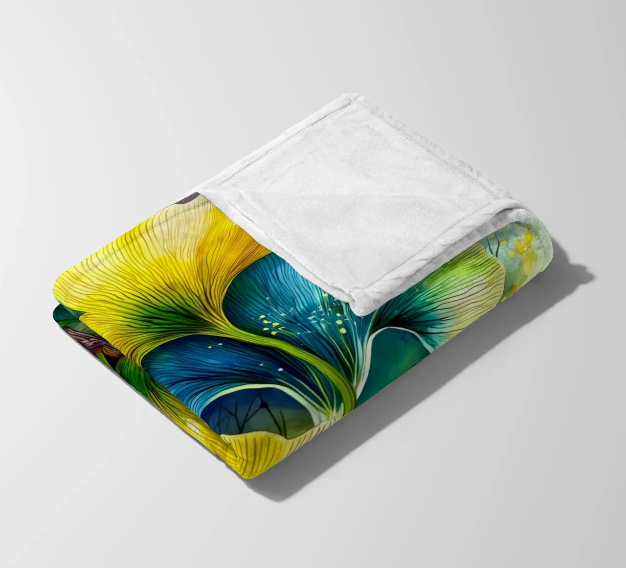 Ginkgo Biloba foglie coperta in pile da Justyna Jaszke JBJart