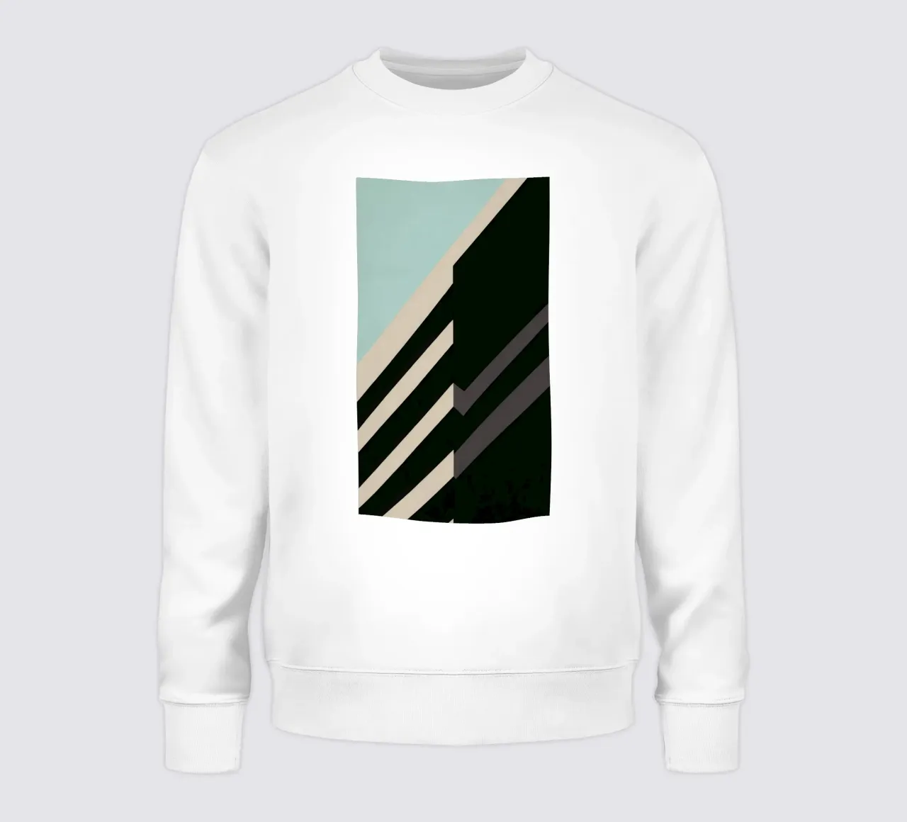 Helsinki Graphique - Architectural abstraction sweatshirt by Minimalistic