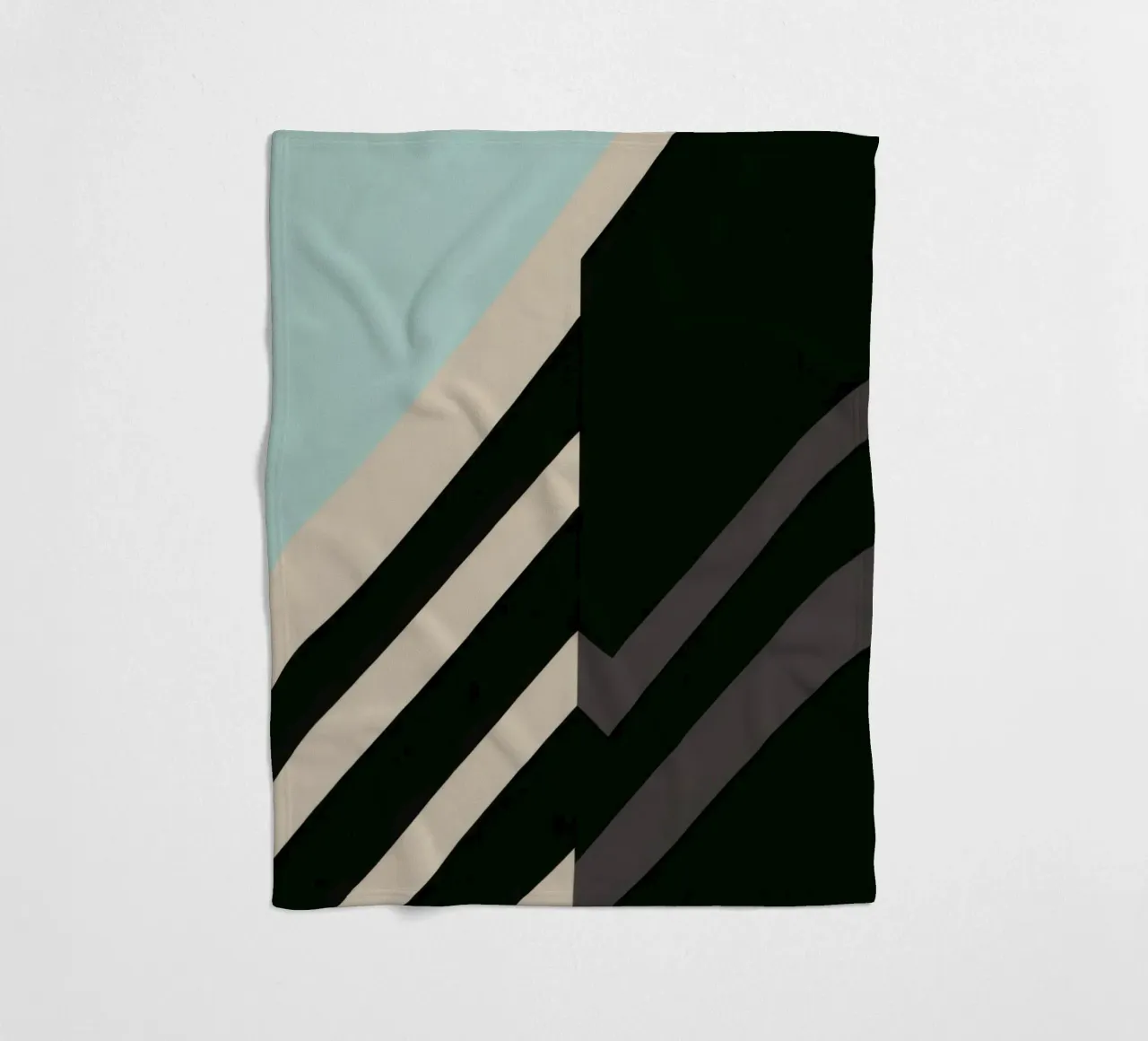Helsinki Graphique - Architectural abstraction fleece blanket by Minimalistic