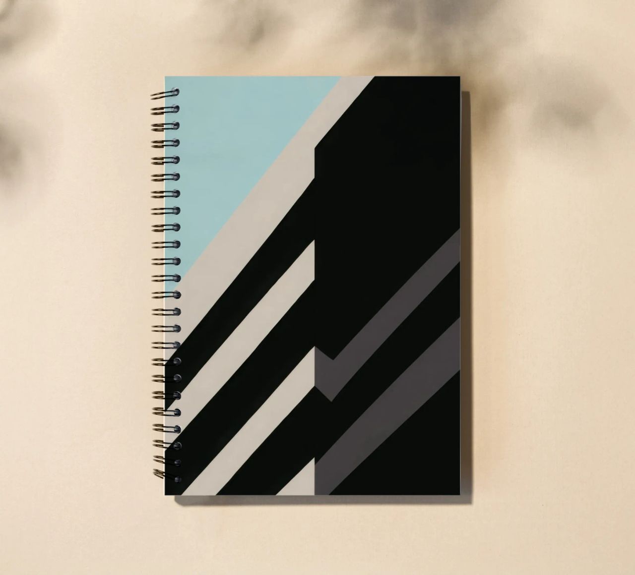 Helsinki Graphique - Architectural abstraction spiral notebook by Minimalistic
