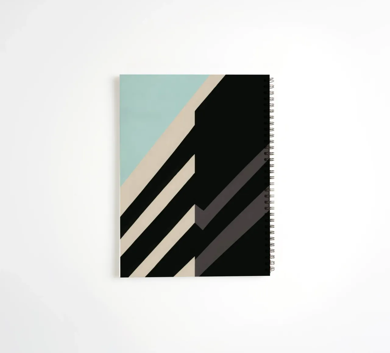 Helsinki Graphique - Architectural abstraction spiral notebook by Affiches Minimalistes