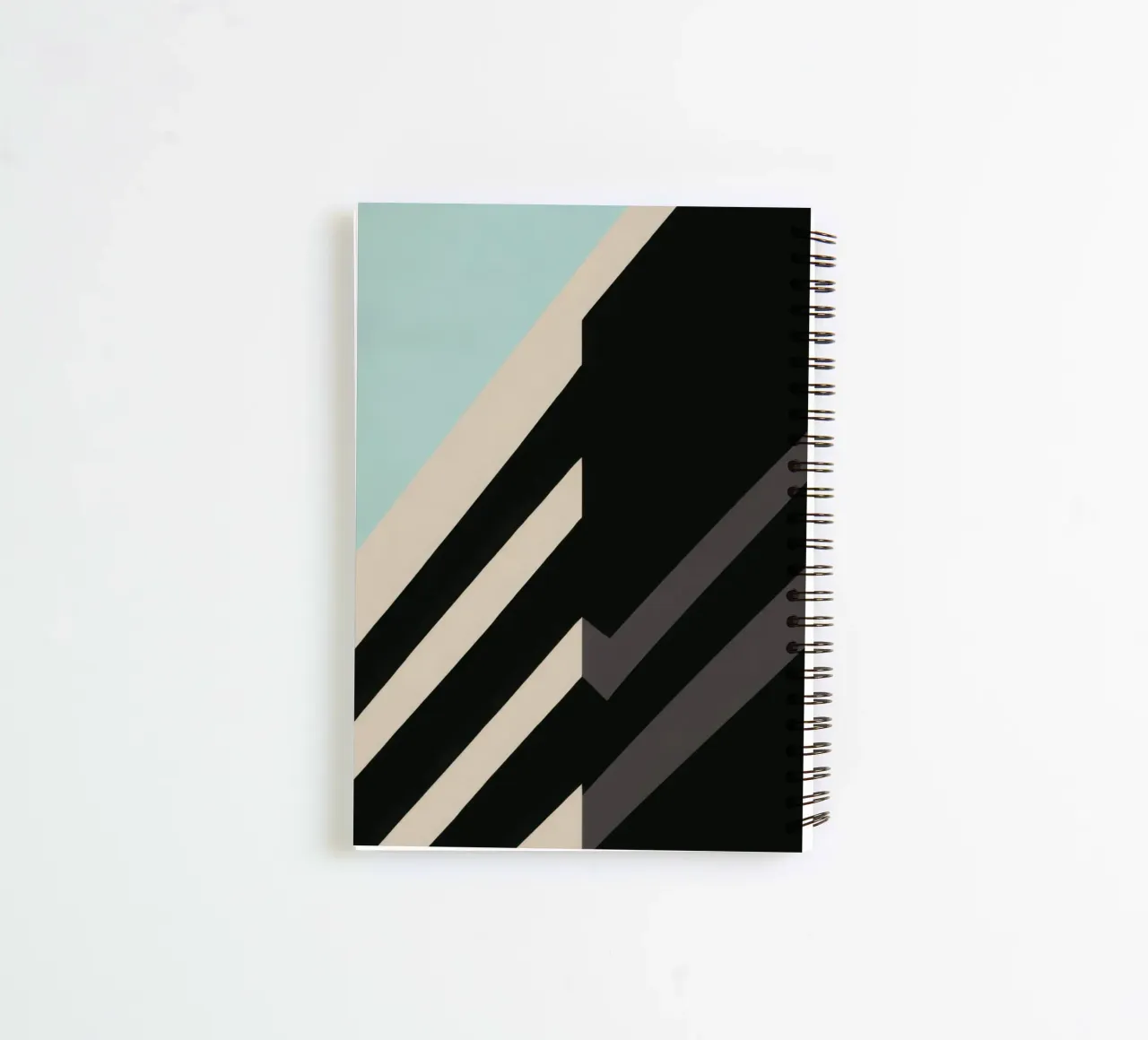 Helsinki Graphique - Architectural abstraction spiral notebook by Affiches Minimalistes