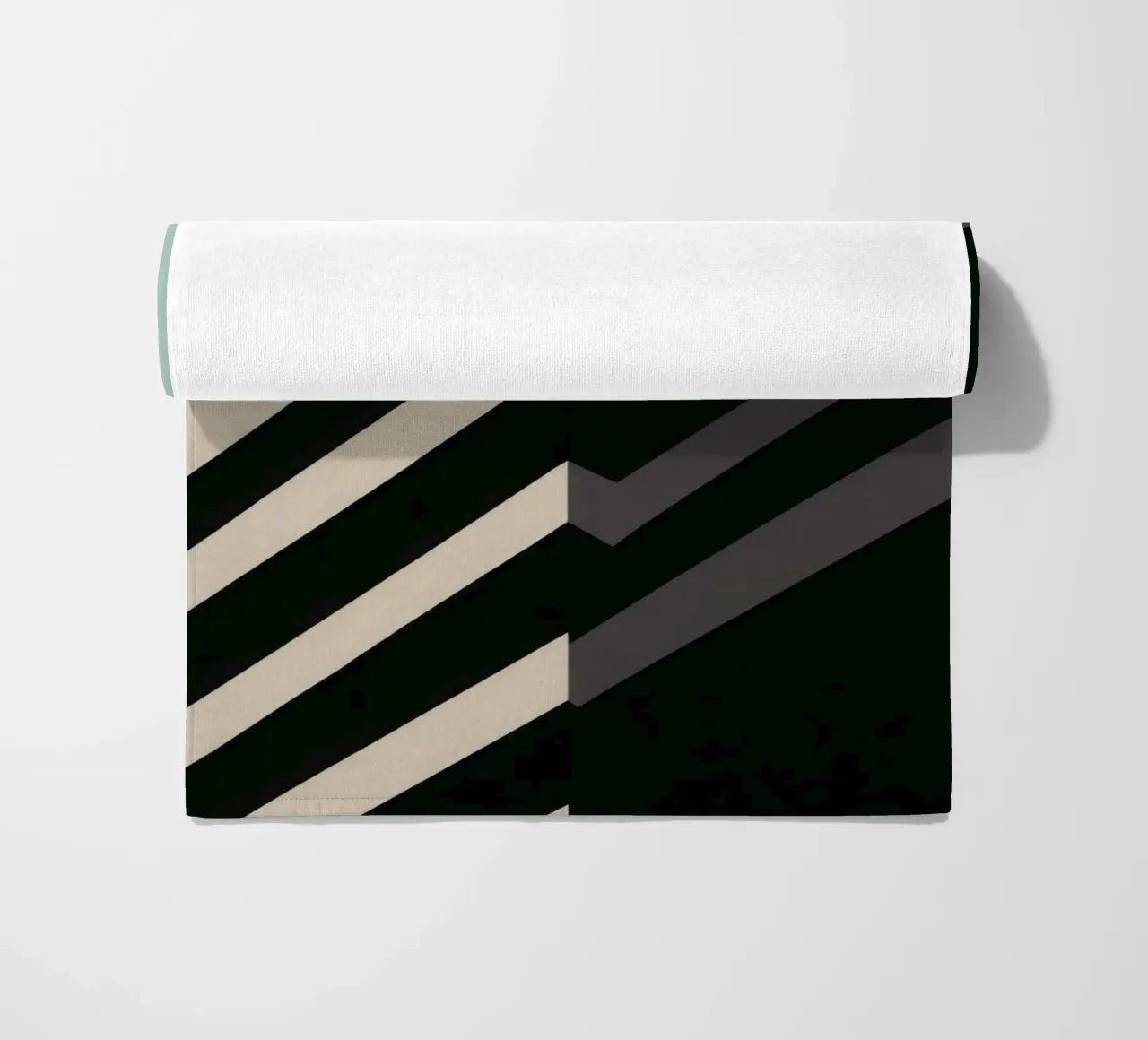 Helsinki Graphique - Architectural abstraction beach towel by Minimalistic