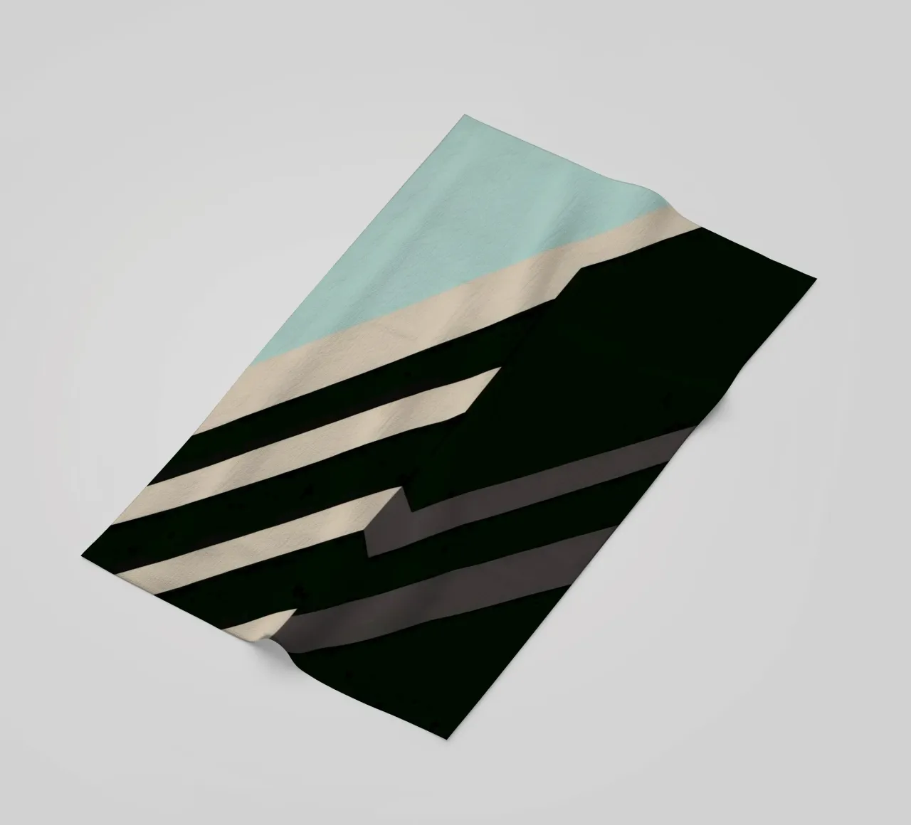 Helsinki Graphique - Architectural abstraction beach towel by Minimalistic