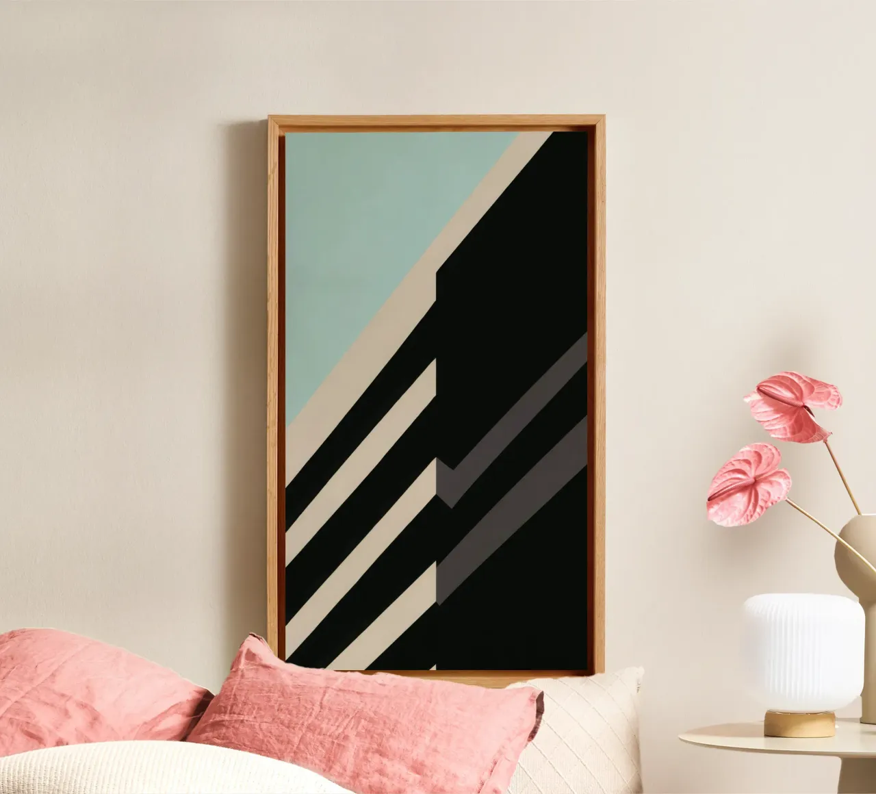 Helsinki Graphique – Abstraction architecturale toile de Minimalistic