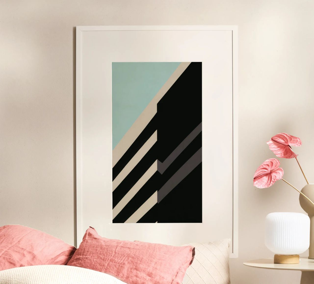 Helsinki Graphic - Architektonische Abstraktion Poster von Minimalistic