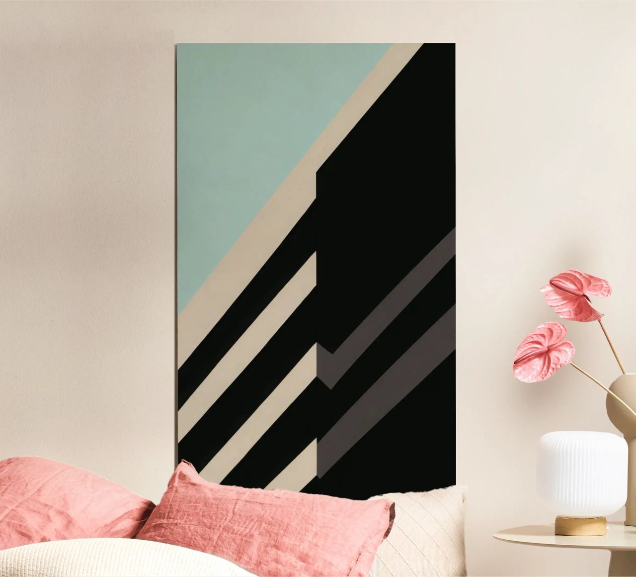 Helsinki Graphic - Architektonische Abstraktion Poster von Minimalistic