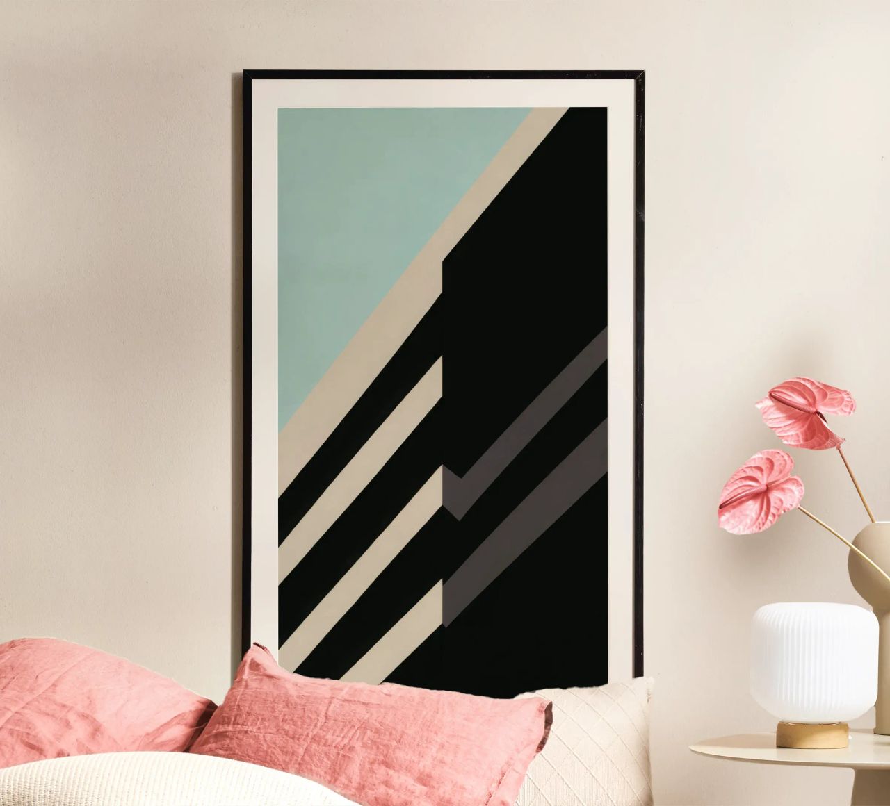 Helsinki Graphic - Architektonische Abstraktion Poster von Minimalistic