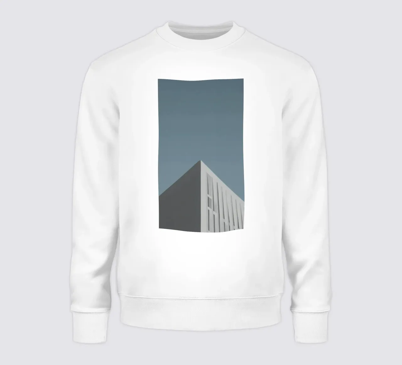 Copenhagen - Scandinavian minimalism in the sky sweatshirt by Affiches Minimalistes