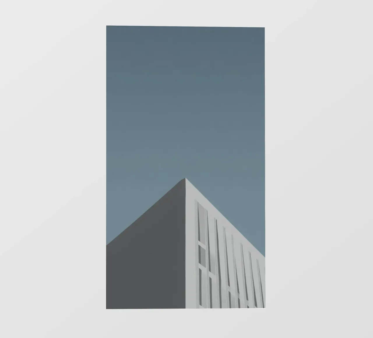 Copenhagen - Scandinavian minimalism in the sky photo wallpaper by Affiches Minimalistes