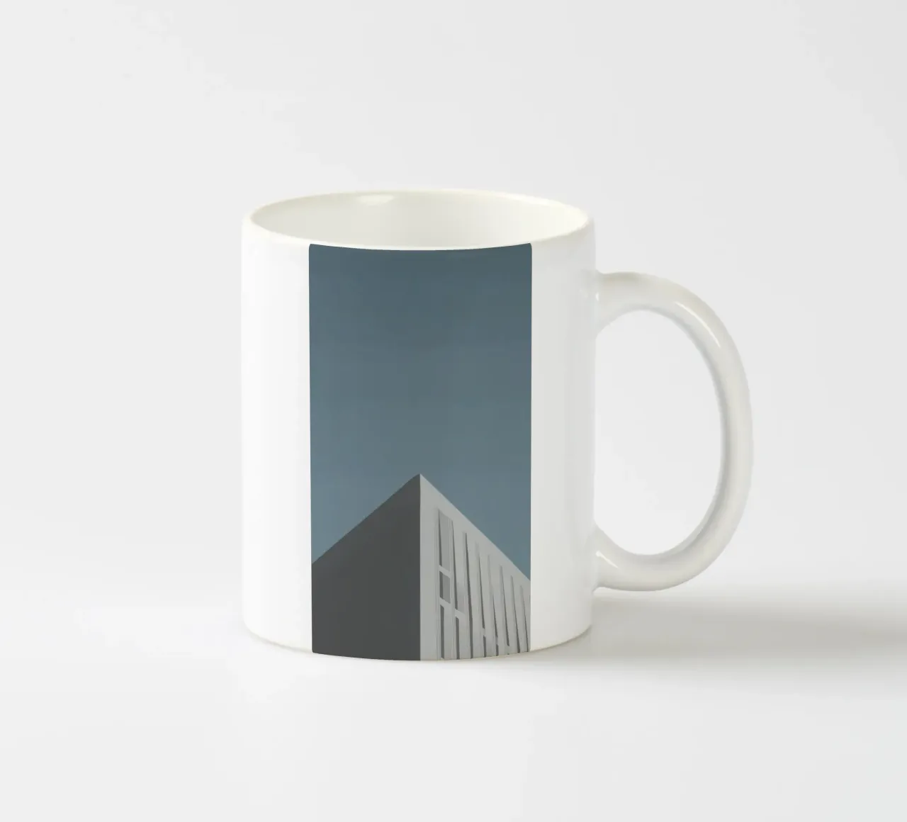 Copenaghen - Il minimalismo scandinavo nel cielo tazza in ceramica da Affiches Minimalistes