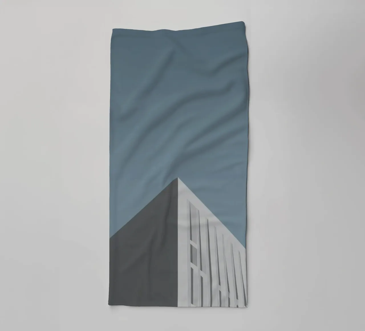 Copenhagen - Scandinavian minimalism in the sky towel by Affiches Minimalistes