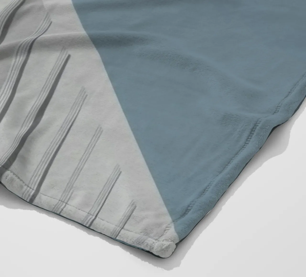 Copenhagen - Scandinavian minimalism in the sky fleece blanket by Affiches Minimalistes