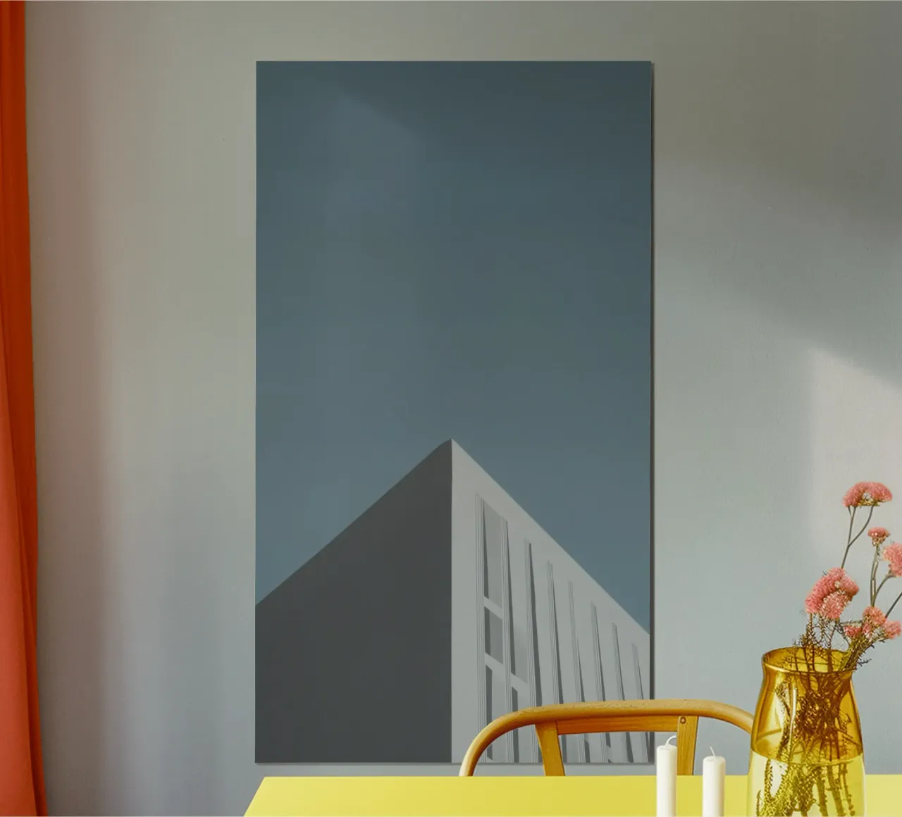 Copenhagen - Scandinavian minimalism in the sky hahnemühle by Affiches Minimalistes