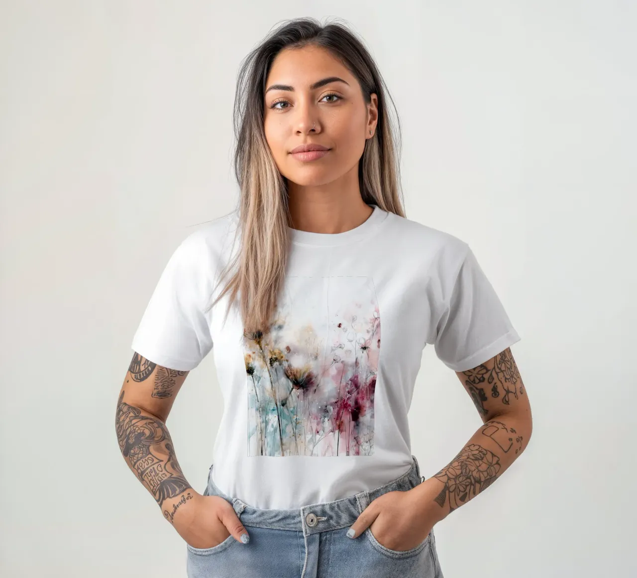 Fiori magici t-shirt da Justyna Jaszke JBJart