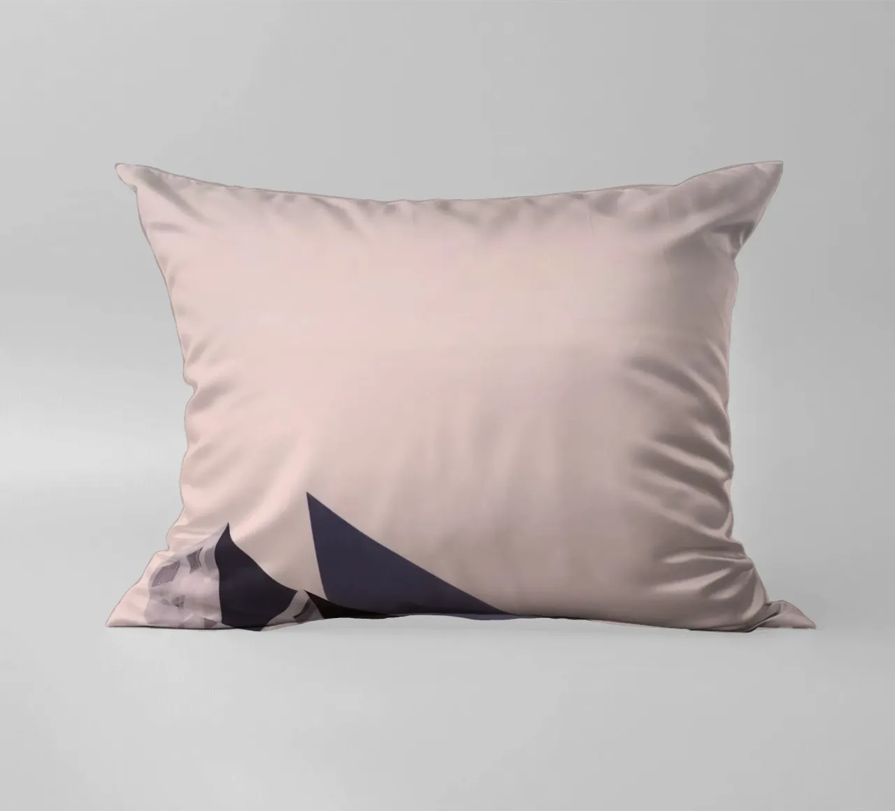 Pink geometry - Copenhagen sharp and soft decorative cushion by Affiches Minimalistes