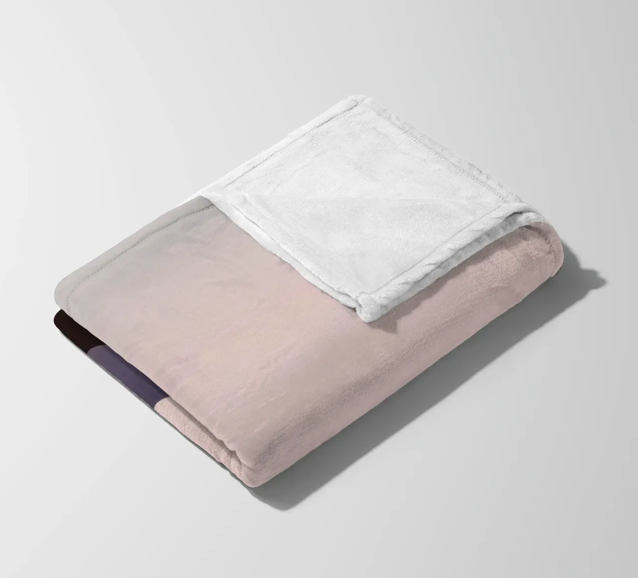 Pink geometry - Copenhagen sharp and soft fleece blanket by Minimalistic