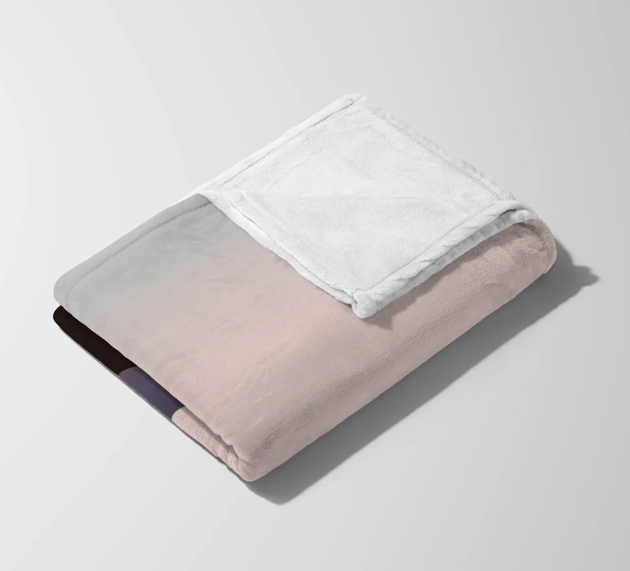 Pink geometry - Copenhagen sharp and soft fleece blanket by Minimalistic