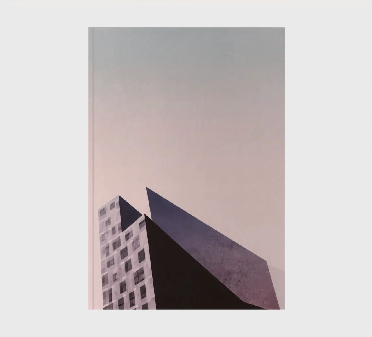 Pink geometry - Copenhagen sharp and soft notebook by Minimalistic
