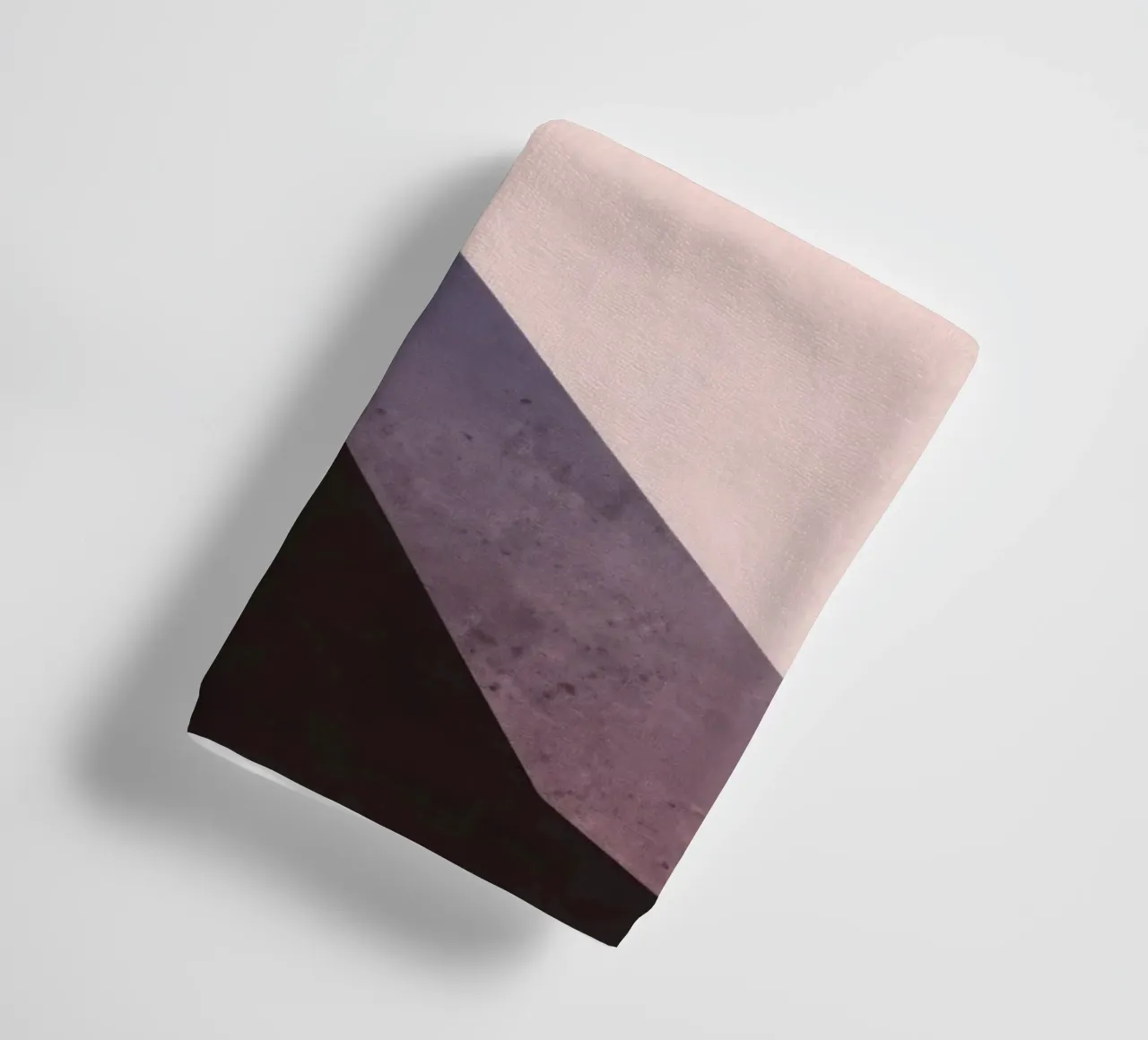 Pink geometry - Copenhagen sharp and soft towel by Affiches Minimalistes