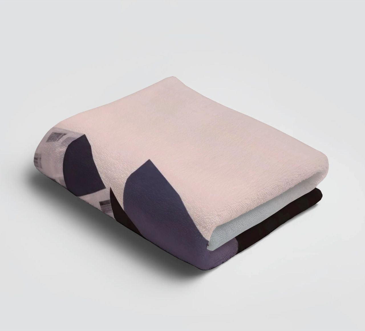 Pink geometry - Copenhagen sharp and soft towel by Minimalistic