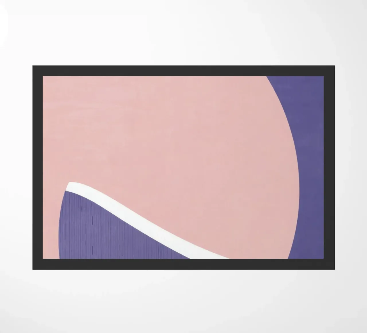 Solar Helsinki - Nordic lines at dusk doormat by Affiches Minimalistes