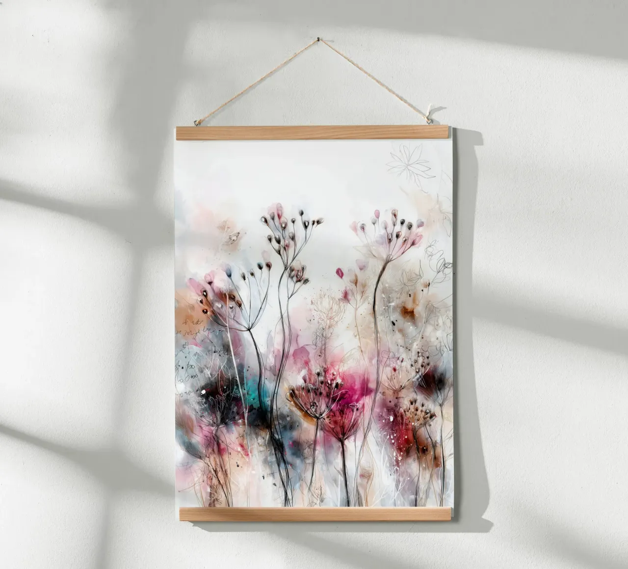 Fiori di campo magici poster da Justyna Jaszke JBJart