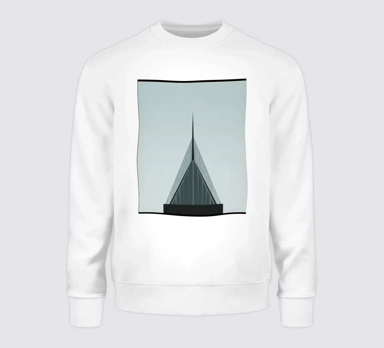 Oslo Vertical - The razor-sharp beauty of architecture sweatshirt by Minimalistic