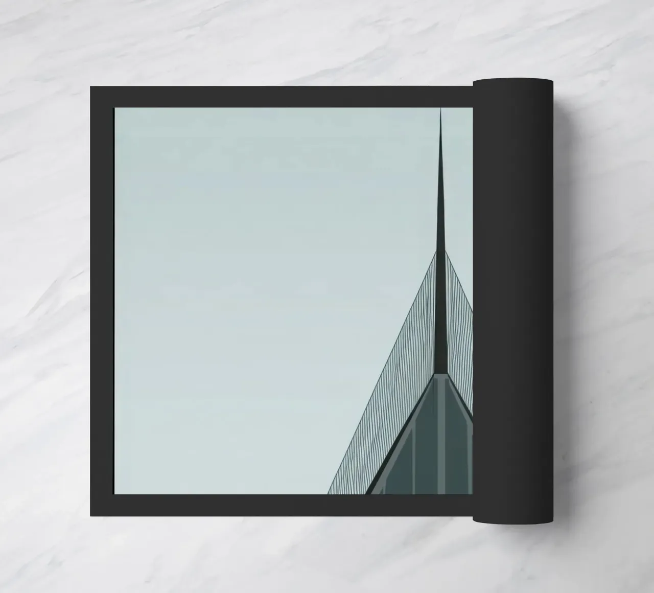 Oslo Vertical - The razor-sharp beauty of architecture doormat by Minimalistic
