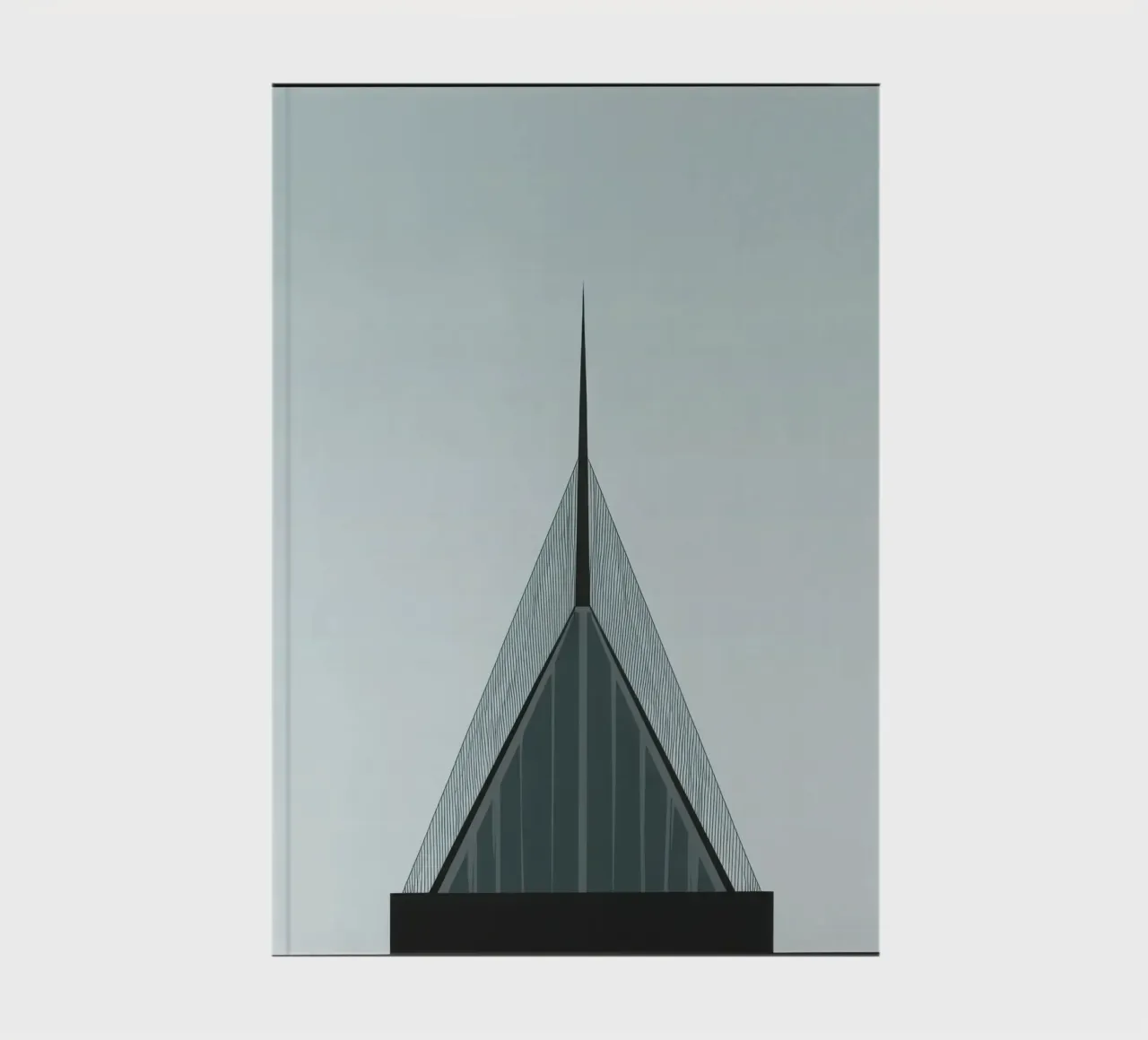 Oslo Vertical - The razor-sharp beauty of architecture notebook by Minimalistic