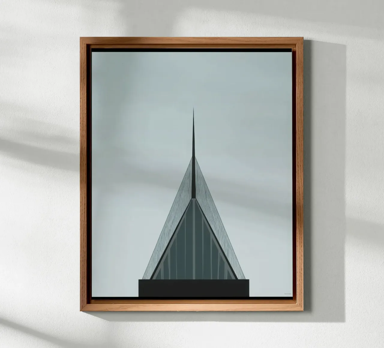 Oslo Vertical - The razor-sharp beauty of architecture alu-dibond by Minimalistic