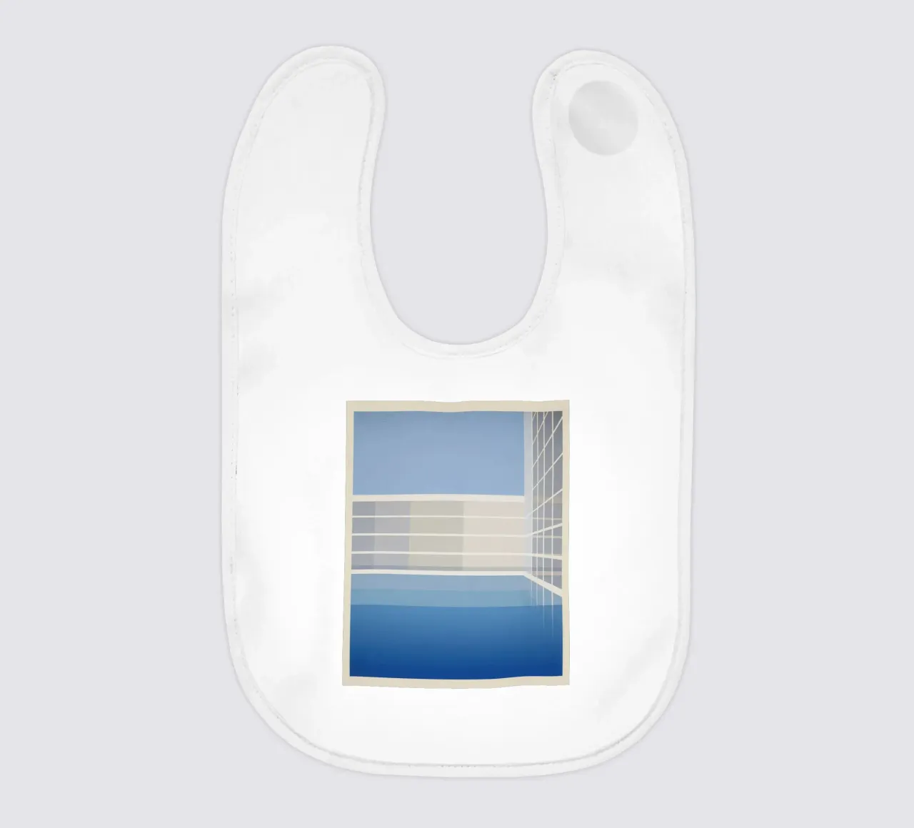 Copenhagen Piscine - Silenzio grafico e luce del nord bavaglino da Affiches Minimalistes