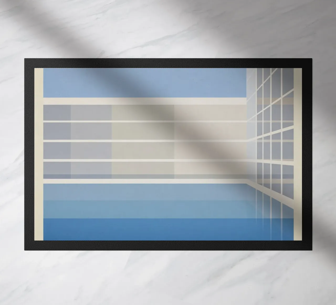 Copenhagen Piscine - Silenzio grafico e luce del nord zerbino da Affiches Minimalistes