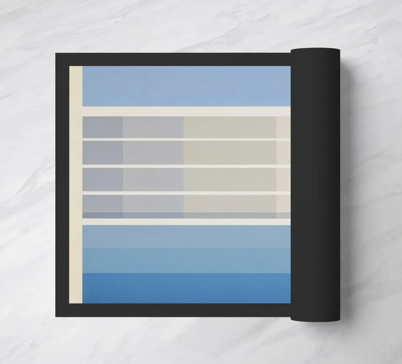 Copenhagen Piscine - Silenzio grafico e luce del nord zerbino da Affiches Minimalistes