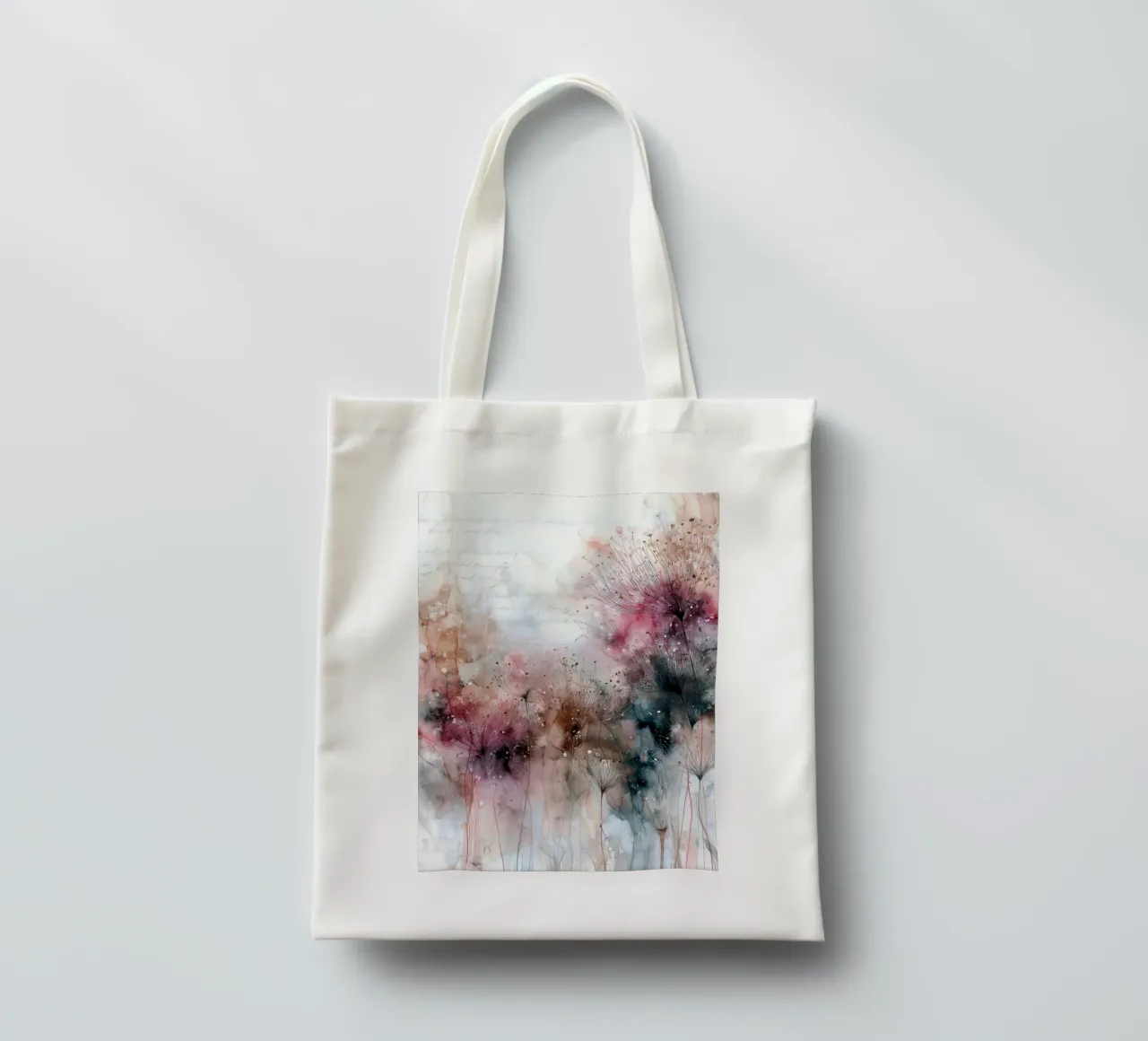 Fiori di campo magici borsa in juta da Justyna Jaszke JBJart