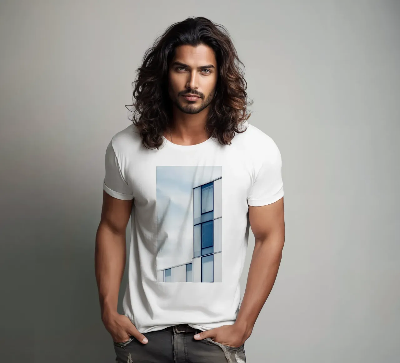 Helsinki Modulée - Soft light on Nordic modernity t-shirt by Affiches Minimalistes