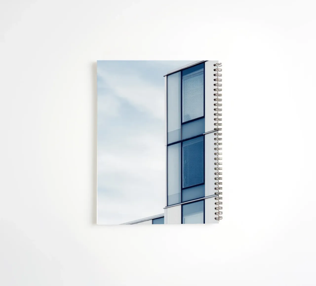Helsinki Modulée - Soft light on Nordic modernity spiral notebook by Minimalistic
