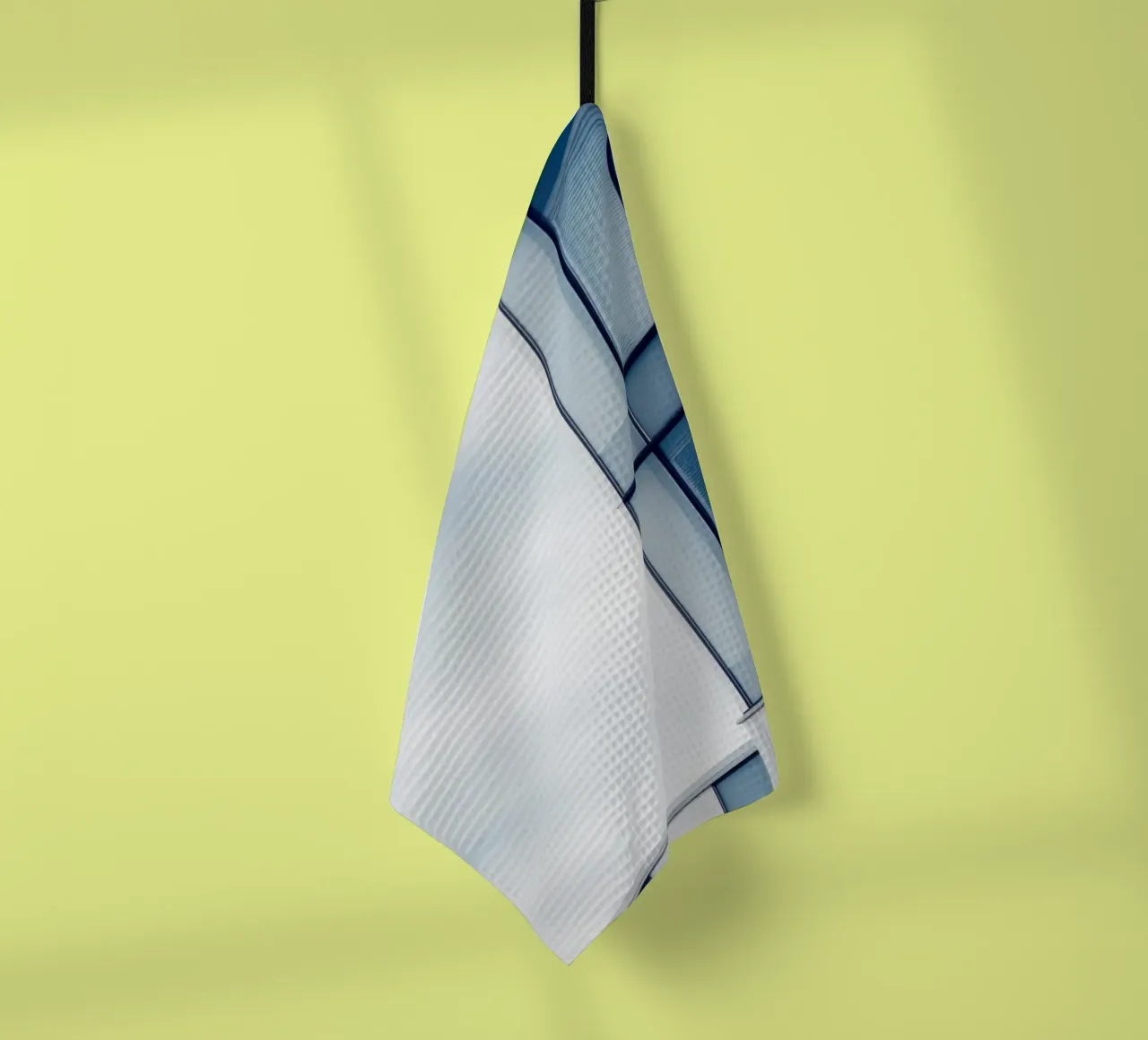 Helsinki Modulée - Mildes Licht auf nordische Modernität Geschirrtuch von Minimalistic