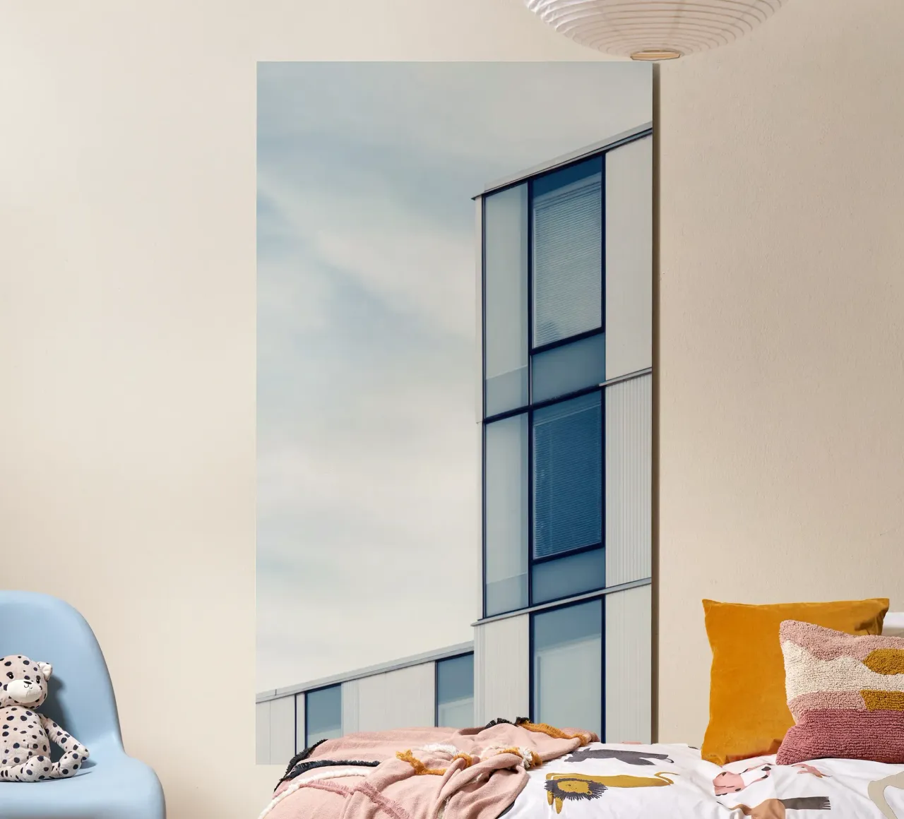 Helsinki Modulée - Soft light on Nordic modernity alu-dibond by Minimalistic