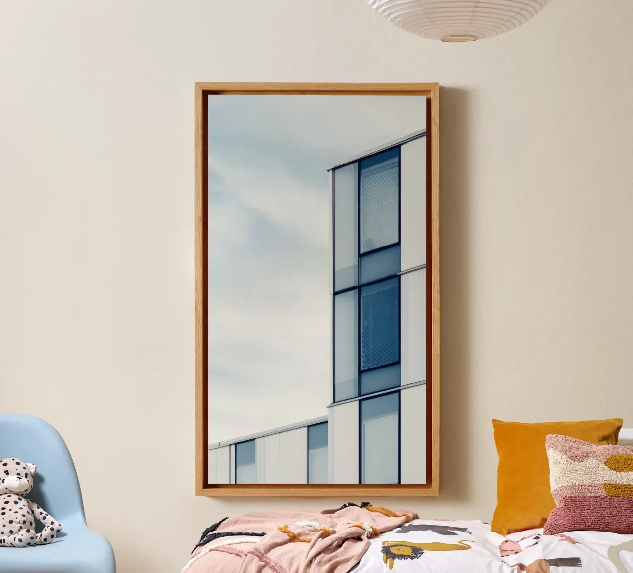 Helsinki Modulée - Luce soffusa sulla modernità nordica tela da Affiches Minimalistes