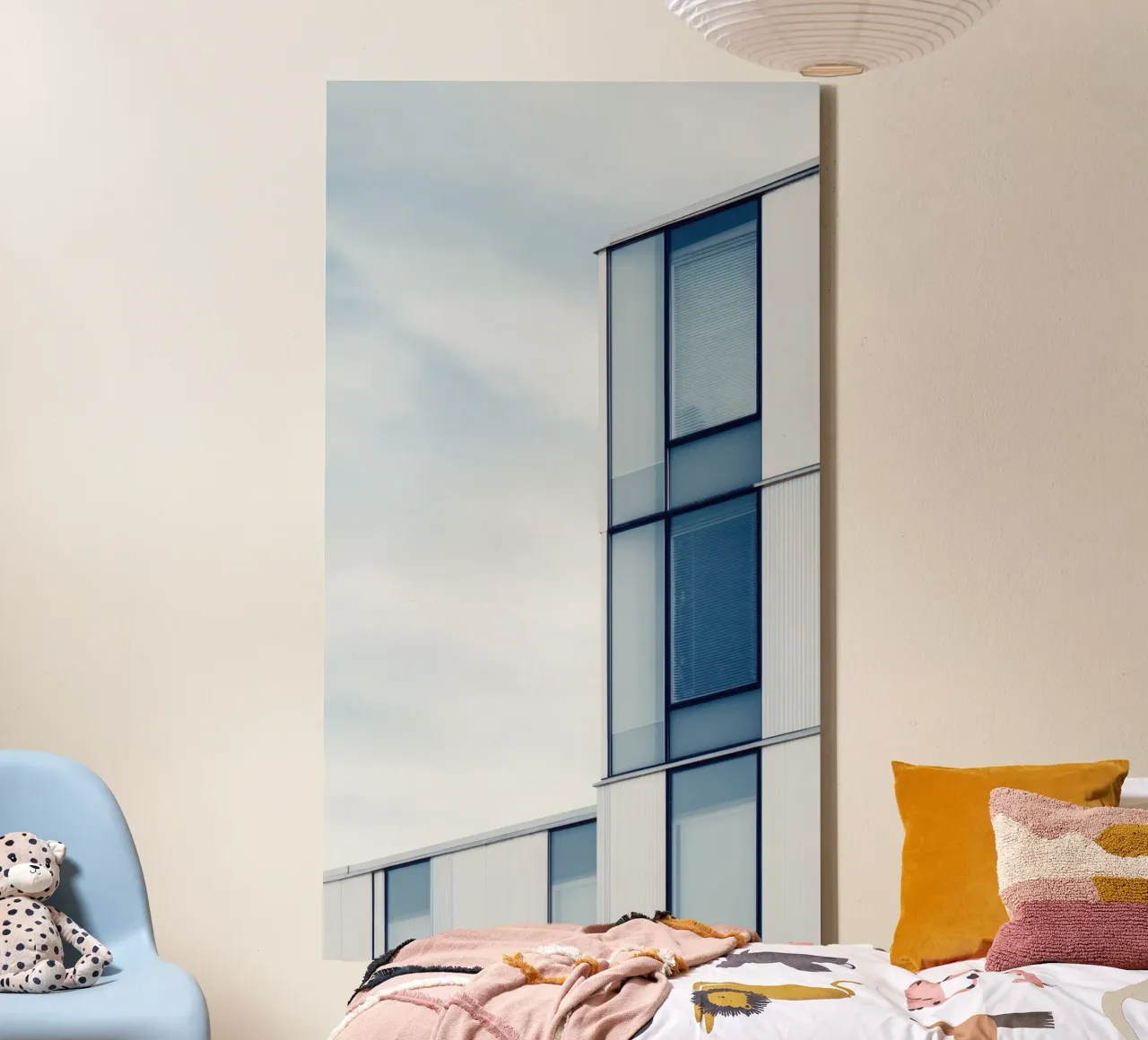 Helsinki Modulée - Soft light on Nordic modernity canvas by Minimalistic
